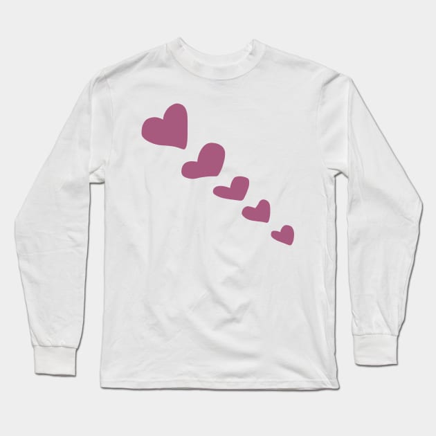 Heart Long Sleeve T-Shirt by Bojanalaa75